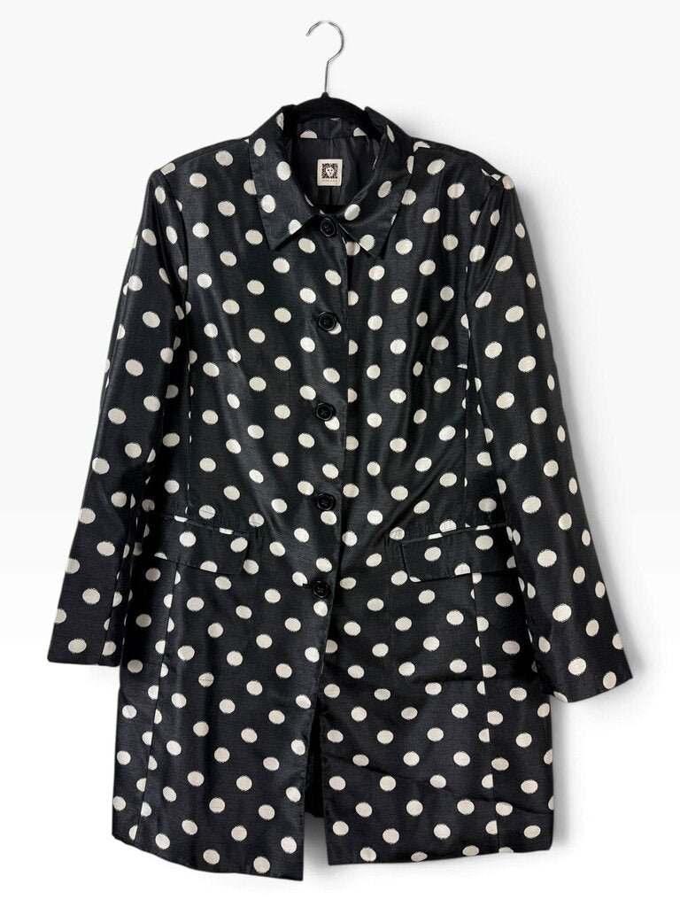 ANNE KLEIN POLKA DOT COAT