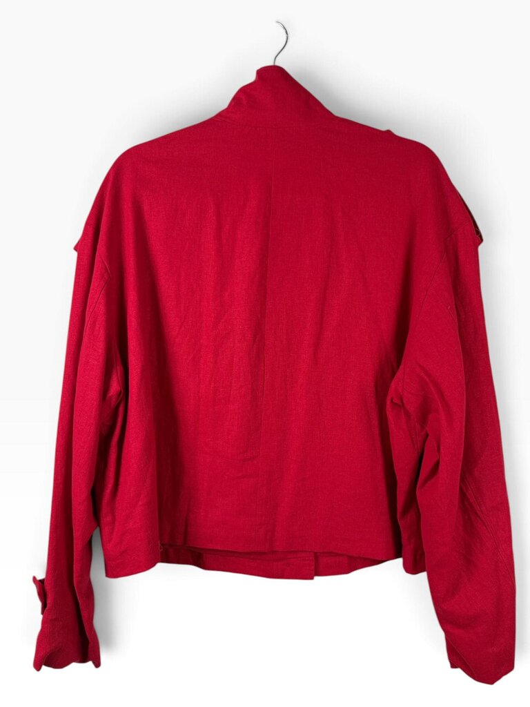 ZARA BUTTON CROP JACKET