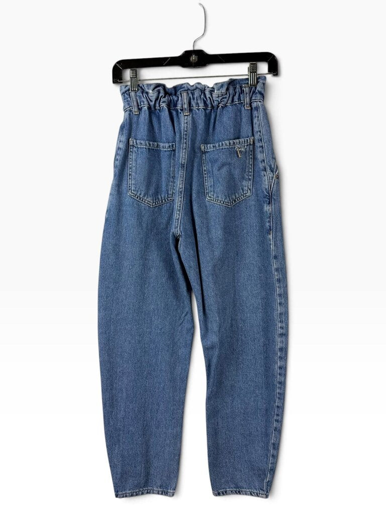 ZARA PAPERBAG WAIST JEANS