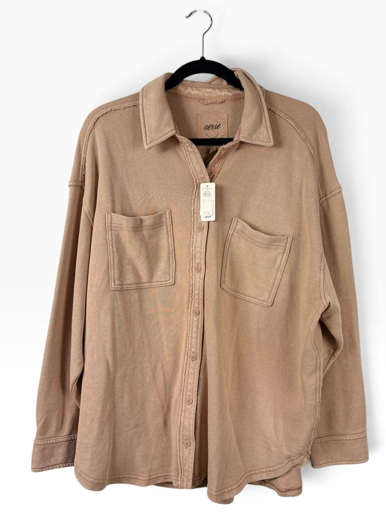 AERIE OVERSIZED BUTTON DOWN
