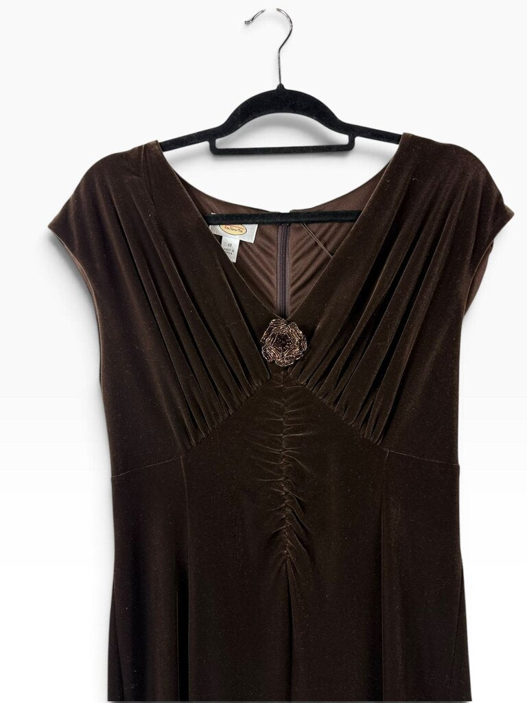 TALBOT'S VELVET MIDI DRESS