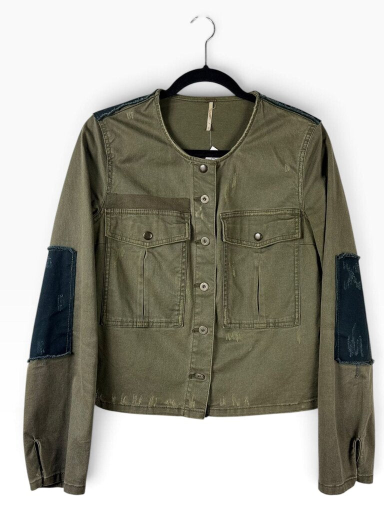 FREE PEOPLE DISTRESSED JACKET