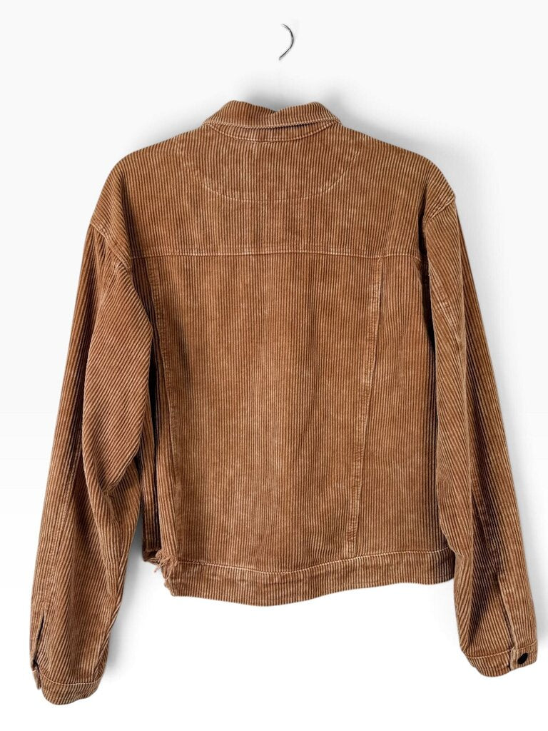 POL CORDUROY FRAYED JACKET