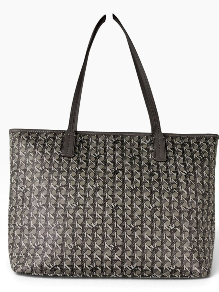 TORY BURCH COATED CANVAS TOTE BAG