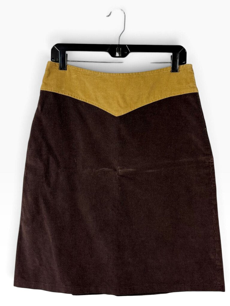 ANTHROPOLOGIE CORDUROY PENCIL SKIRT