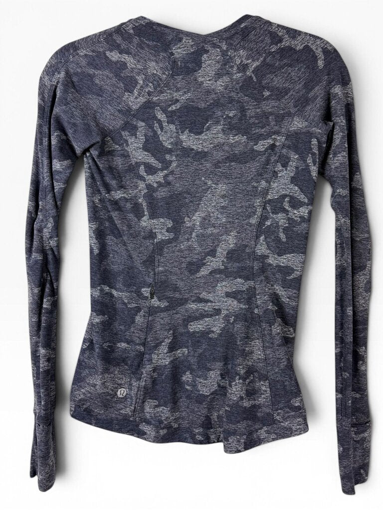 LULULEMON CAMO PRINT ATHLETIC TOP