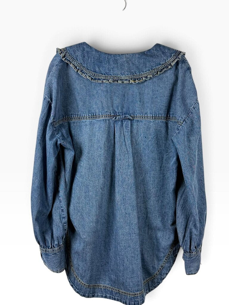 PILCRO CHAMBRAY BUTTON DOWN