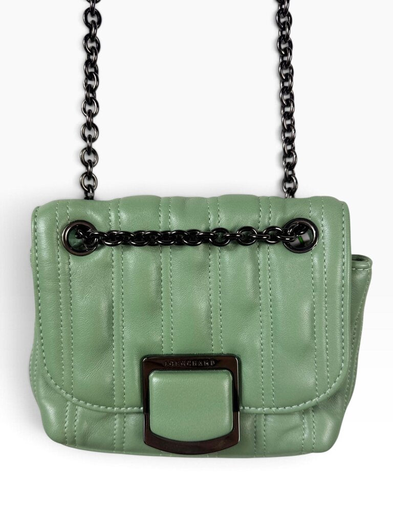 LONGCHAMP QUILTED MINI LEATHER CROSSBODY