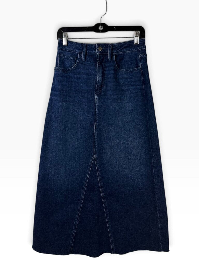 JOE'S JEANS HIGH RISE DENIM MAXI SKIRT