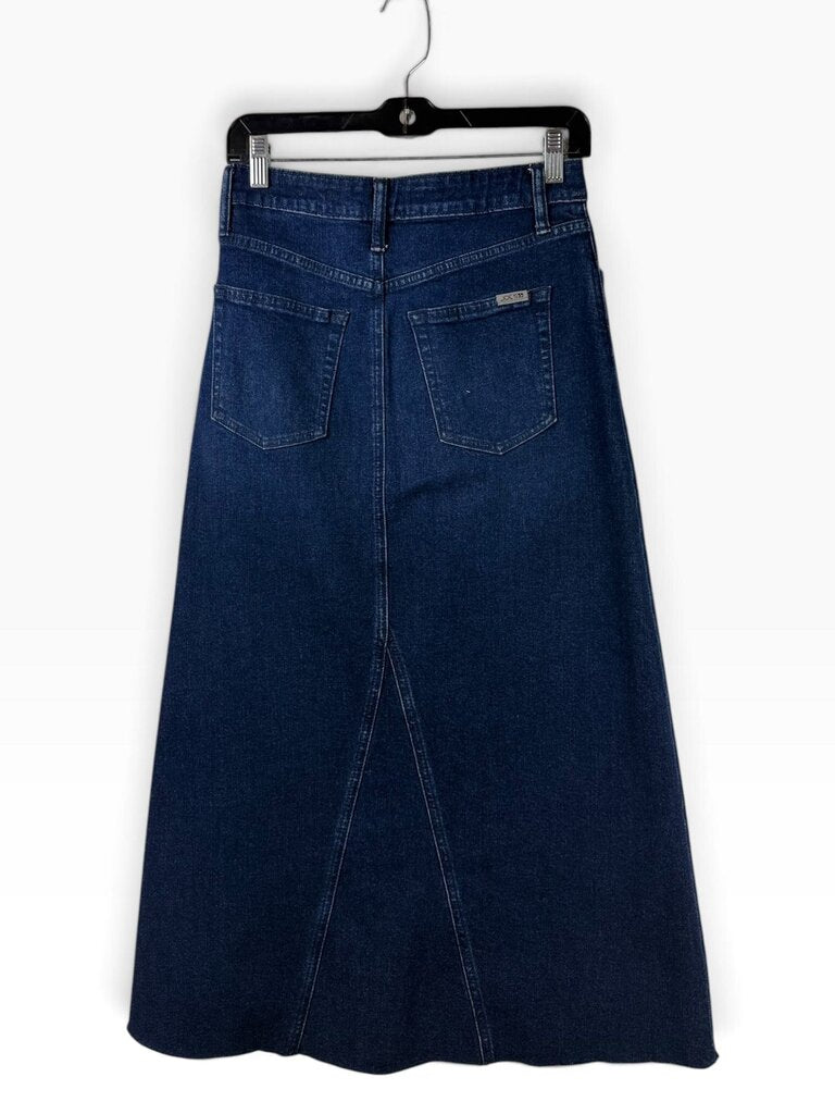 JOE'S JEANS HIGH RISE DENIM MAXI SKIRT