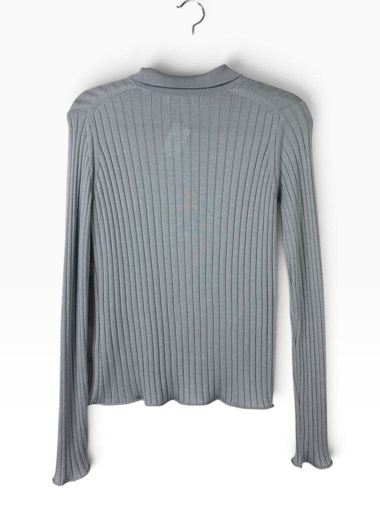 VINCE WOOL/SILK BLEND KNIT SWEATER