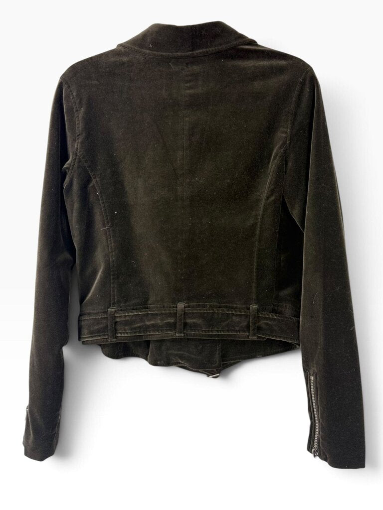 PAIGE SHANNA VELVET MOTO JACKET