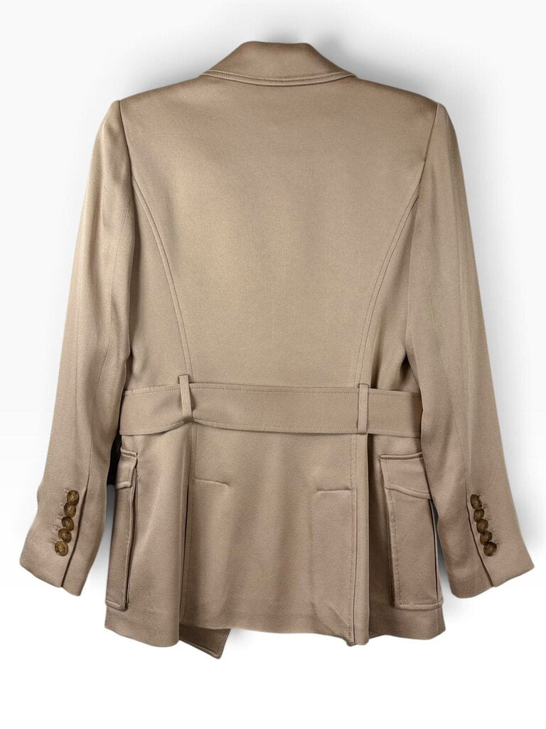 VERONICA BEARD SATIN BUTTON BLAZER