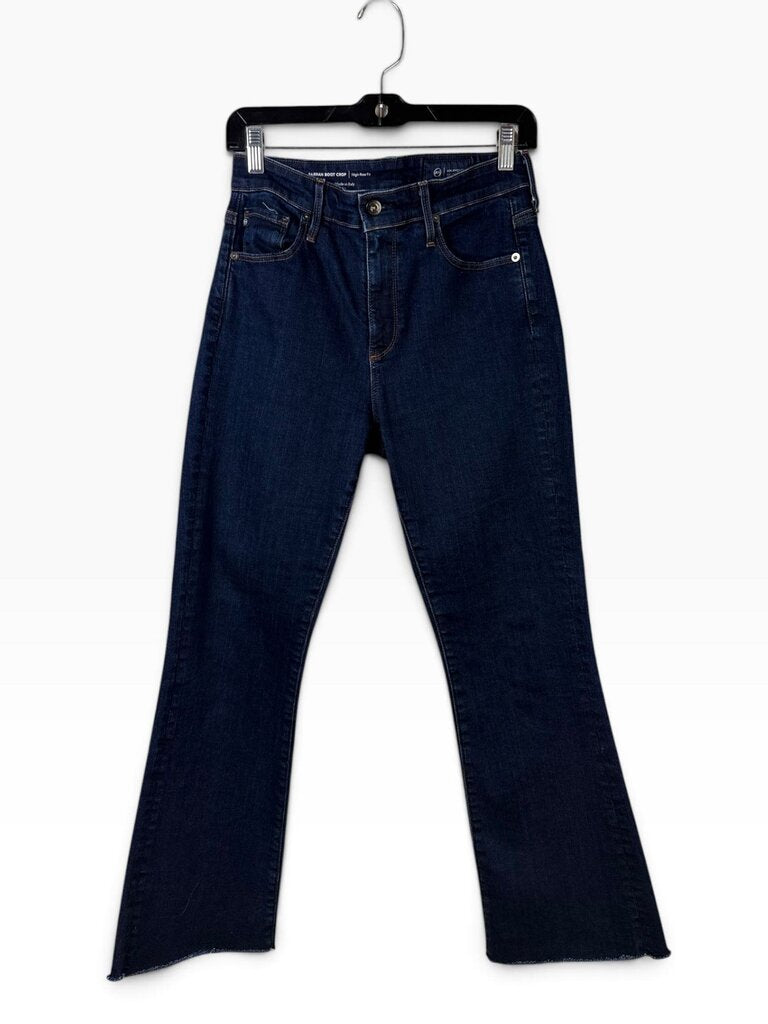 AGOLDE FARRAH BOOT CROP HIGH RISE JEANS