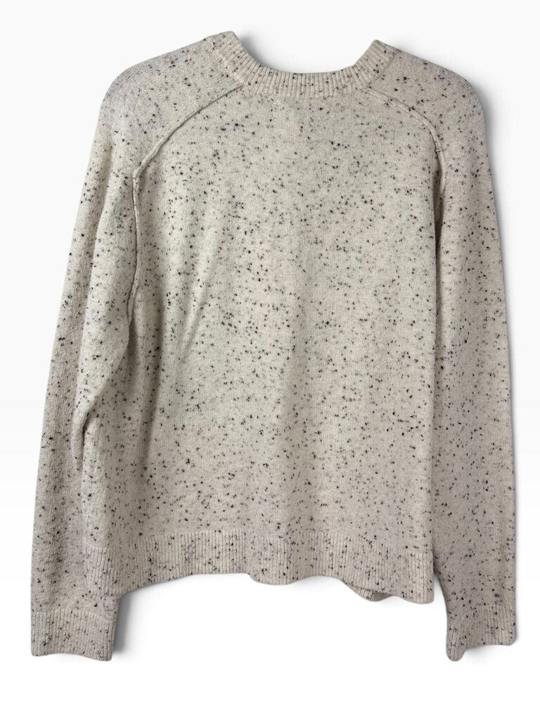LOFT FULL BUTTON SPECKLE CARDIGAN