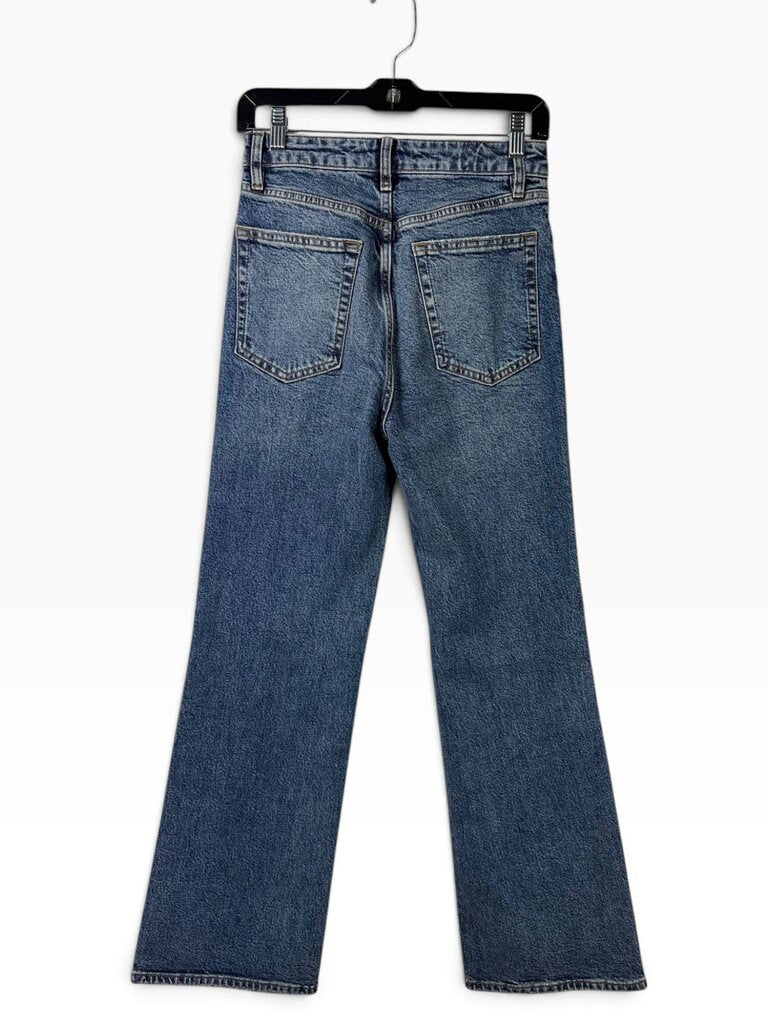 FRAME THE PIXIE ARROW WIDE LEG JEANS