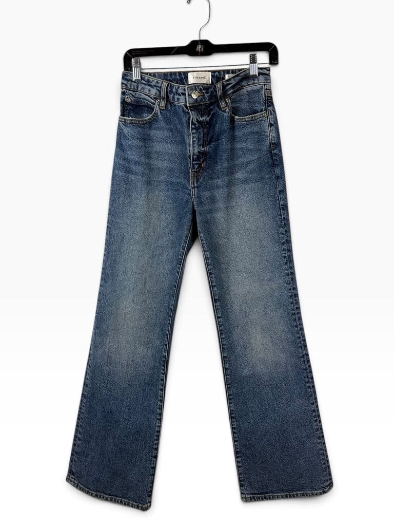 FRAME THE PIXIE ARROW WIDE LEG JEANS