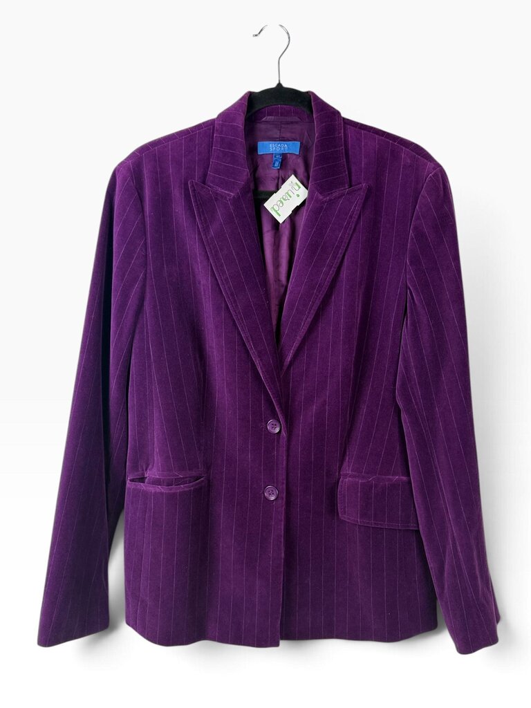 ESCADA SPORT PINSTRIPE VELVET BLAZER