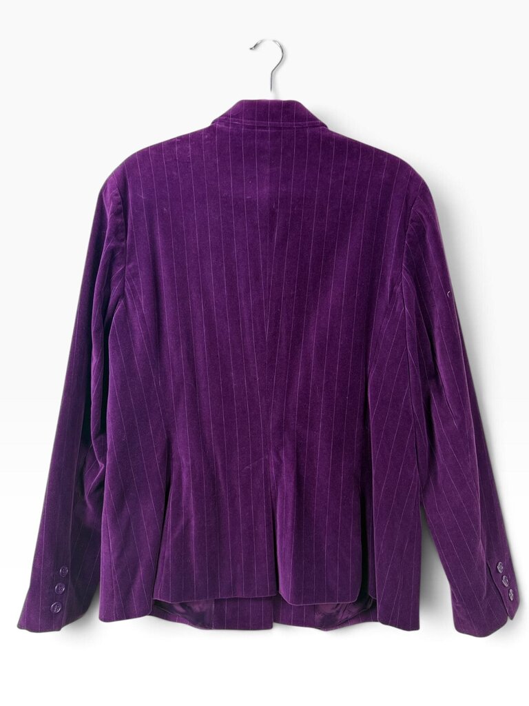 ESCADA SPORT PINSTRIPE VELVET BLAZER