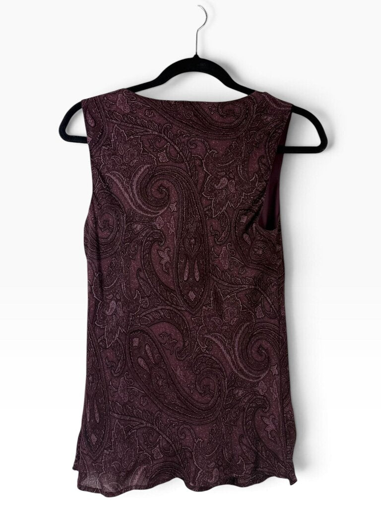 KATE HILL PAISLEY SILK TOP