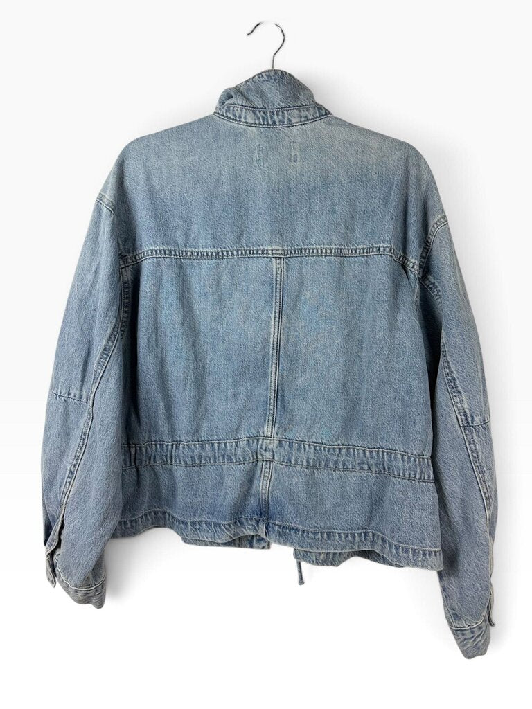 UNIVERSAL THREAD MOCK NECK DENIM JACKET