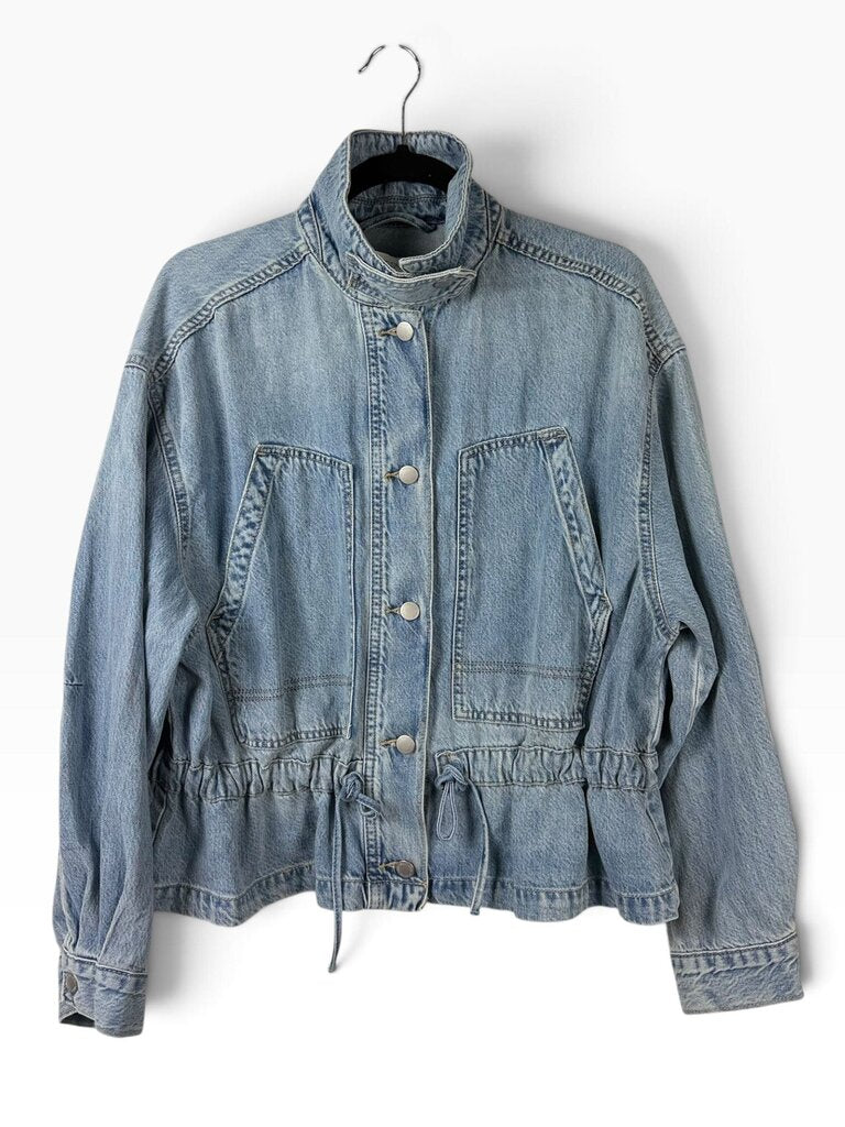 UNIVERSAL THREAD MOCK NECK DENIM JACKET