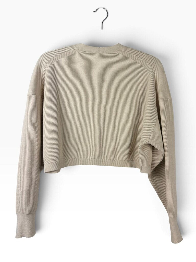 BABATON OPEN RIBBED SHRUG