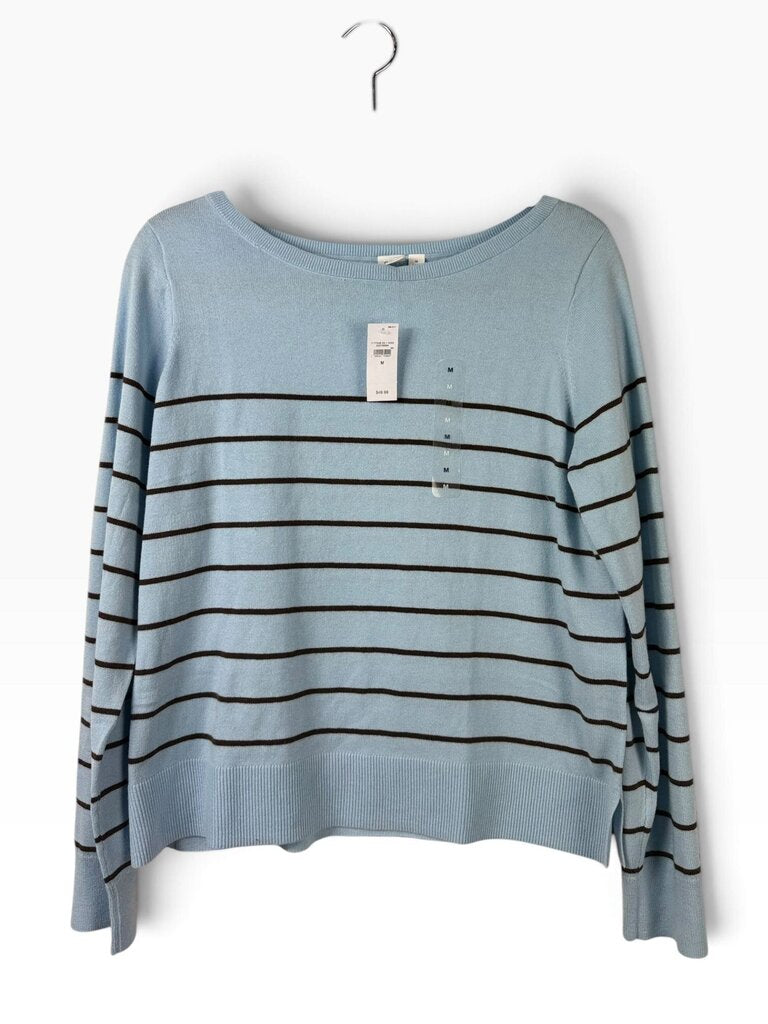 GAP CREW NECK STRIPED SWEATER