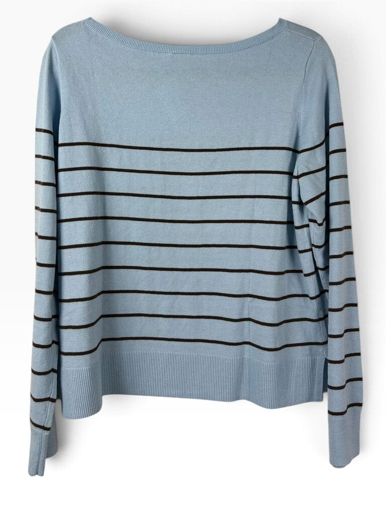 GAP CREW NECK STRIPED SWEATER