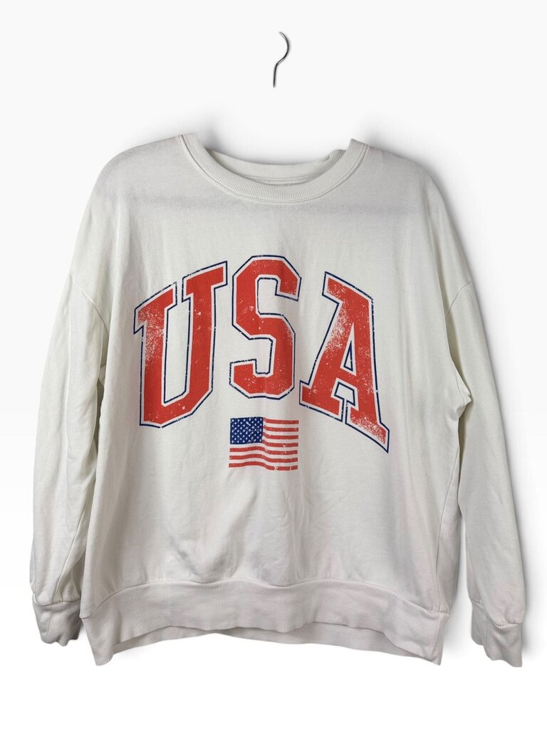 Z SUPPLY USA CREWNECK SWEATER