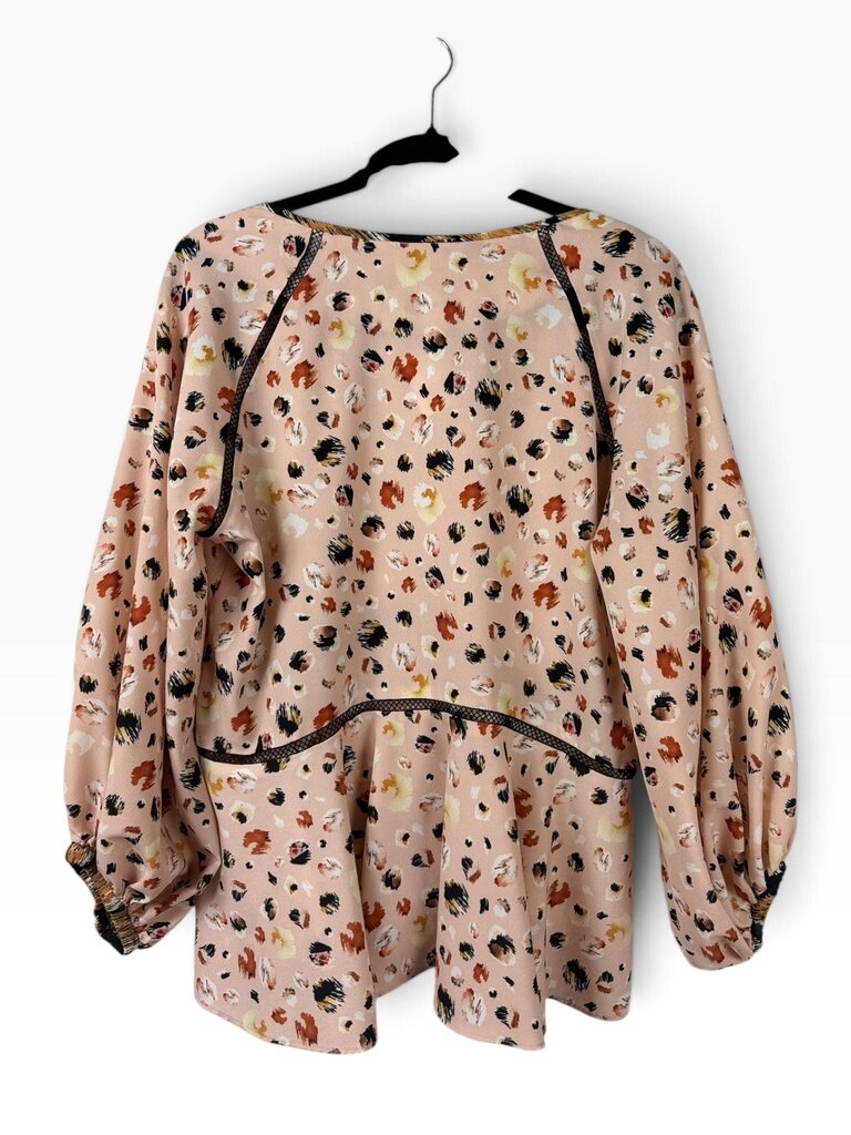HUNTER BELL ABSTRACT PRINT BLOUSE