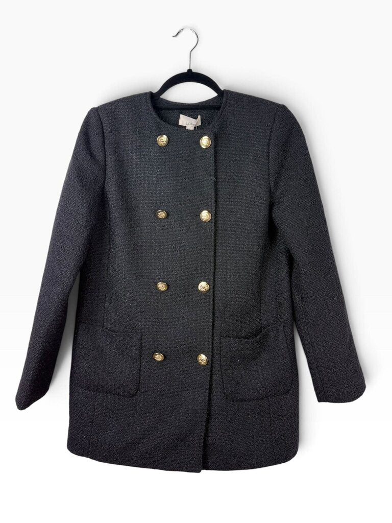 LOFT DOUBLE BREASTED LONG JACKET