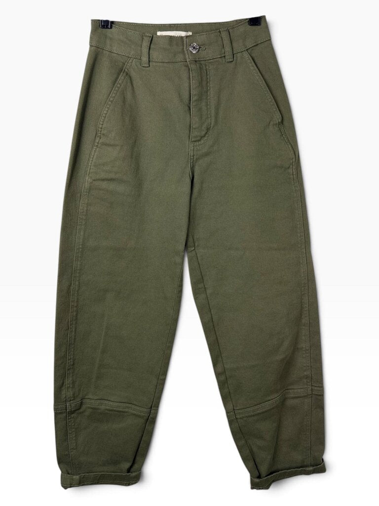 EVERLANE HIGH RISE CUFFED BARREL JEANS