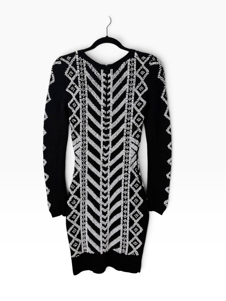 SASS & BIDE BEADED BODYCON DRESS