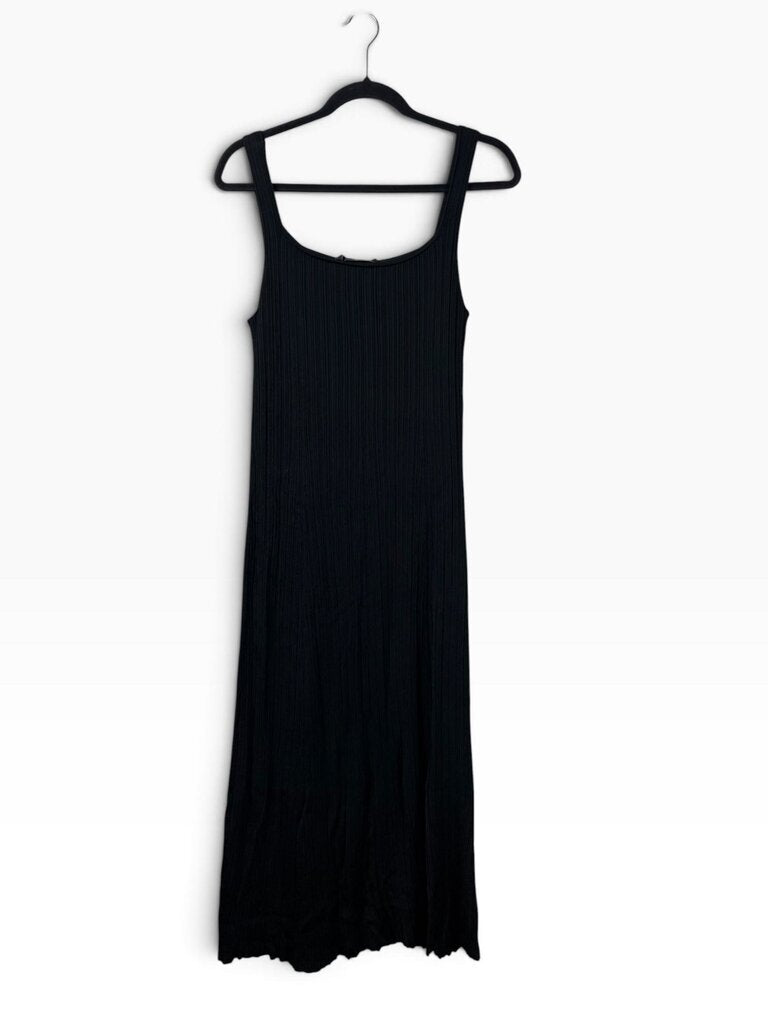 THEORY RIBBED MIDI DRESS