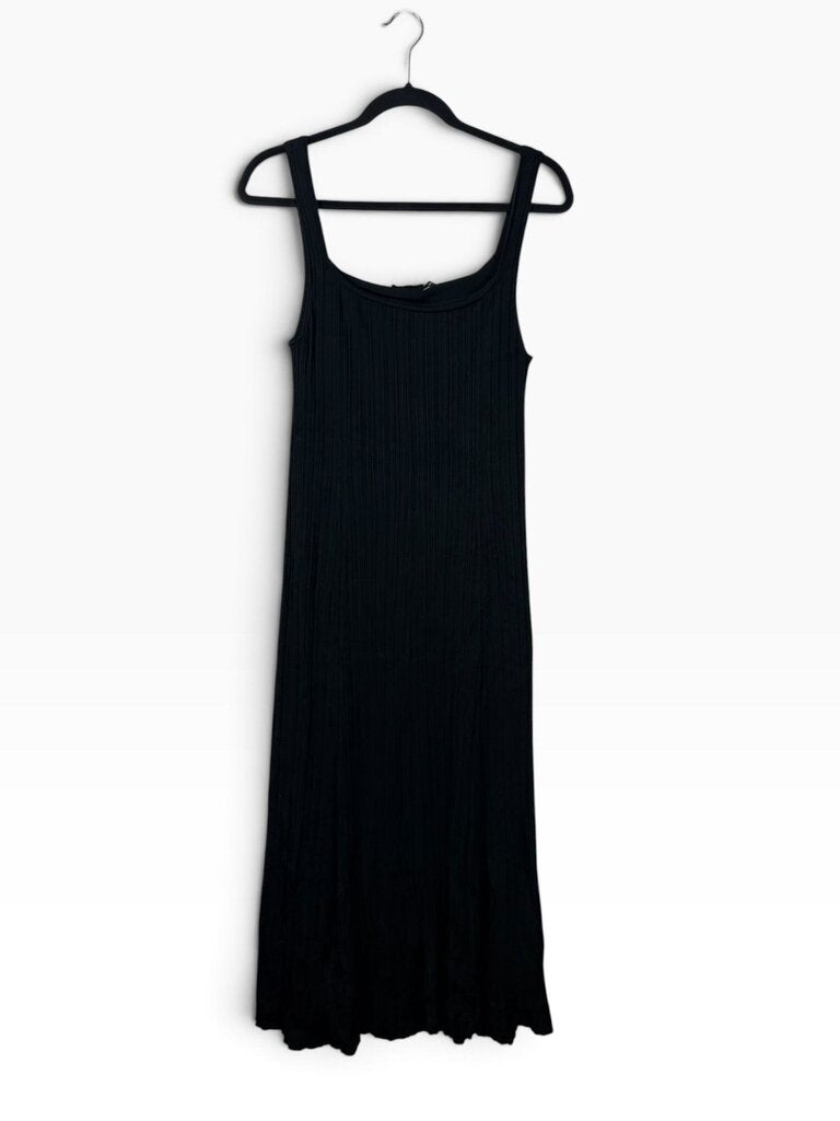 THEORY RIBBED MIDI DRESS