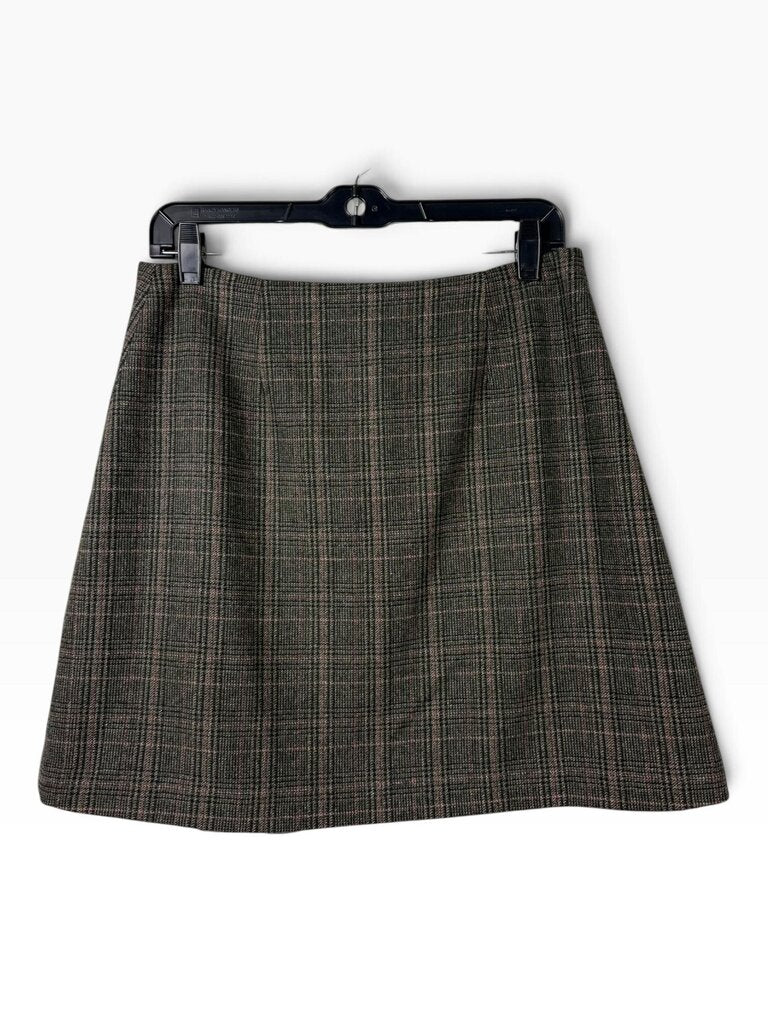 WILFRED PLAID MINI SKIRT