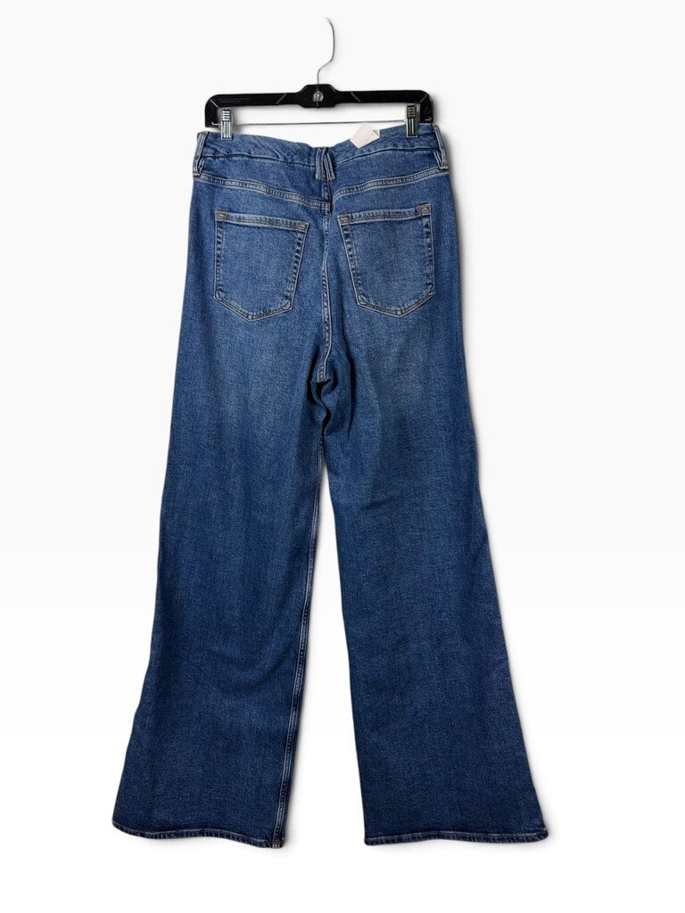 GOOD AMERICAN HIGH RISE WIDE LEG JEANS