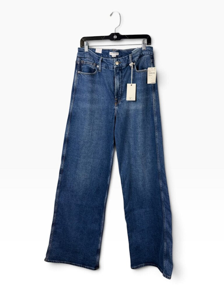 GOOD AMERICAN HIGH RISE WIDE LEG JEANS