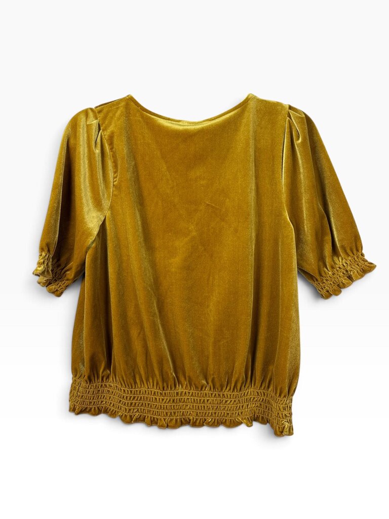 MADEWELL VELVET BLOUSE