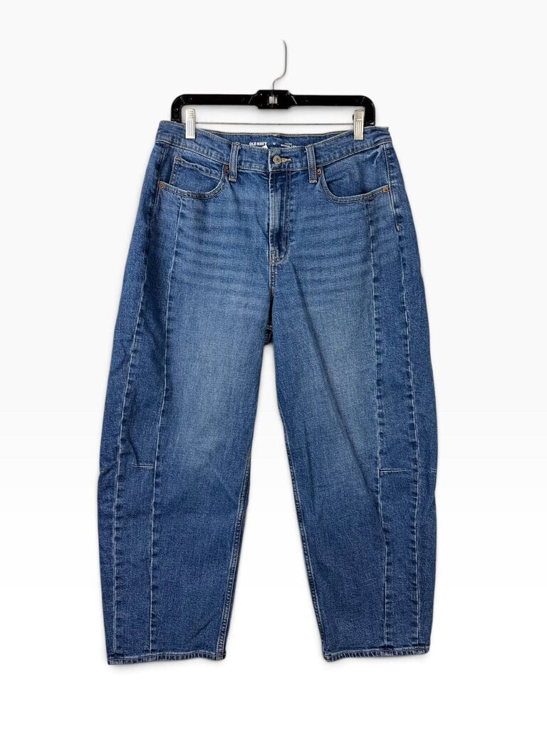 OLD NAVY HIGH RISE BARREL JEANS