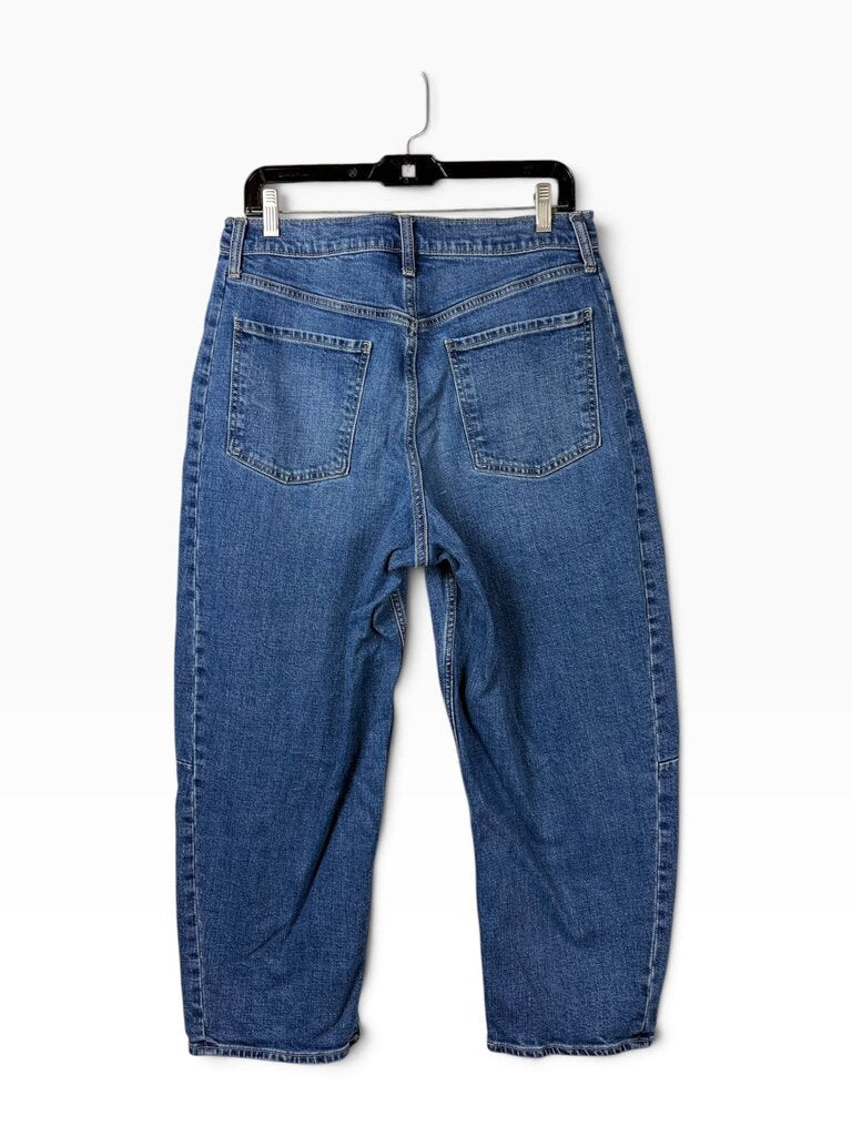 OLD NAVY HIGH RISE BARREL JEANS