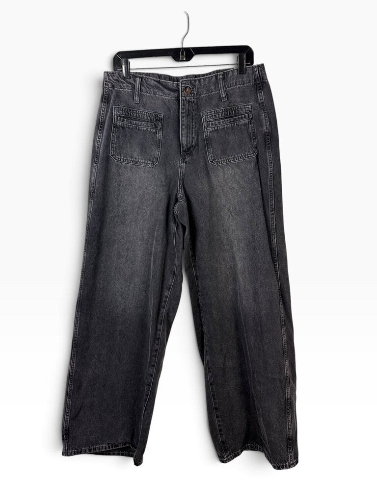 OLD NAVY HIGH RISE BAGGY WIDE LEG JEANS