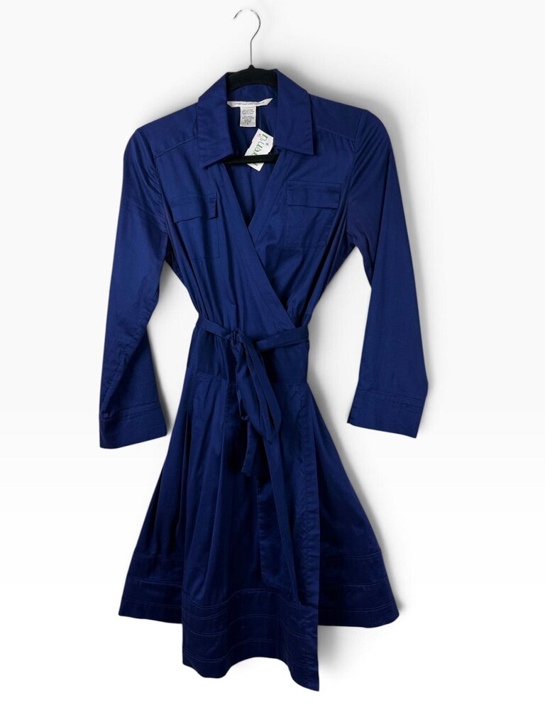 DIANE VON FURSTENBURG COTTON WRAP DRESS