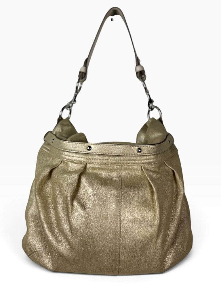 COACH METALLIC SHOULDER BAG