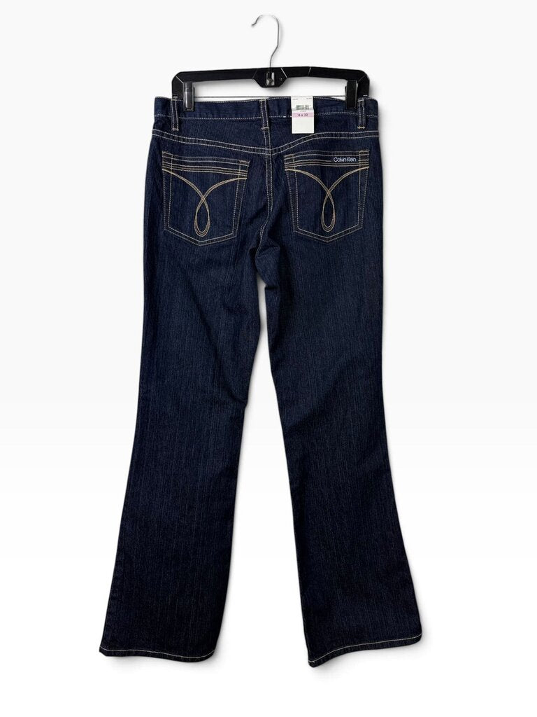 CALVIN KLEIN MID RISE FLARE JEANS
