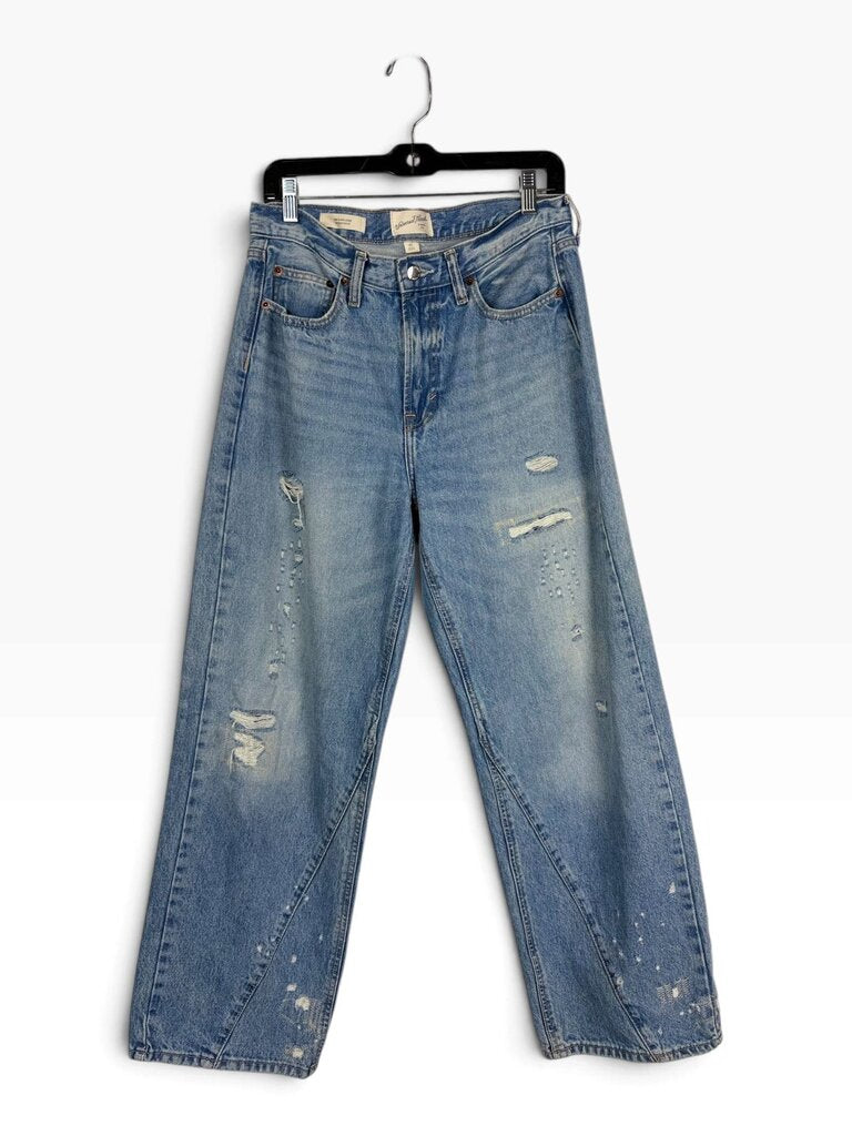UNIVERSAL THREAD "LOW SLUNG LOOSE" DISTRESSED JEANS
