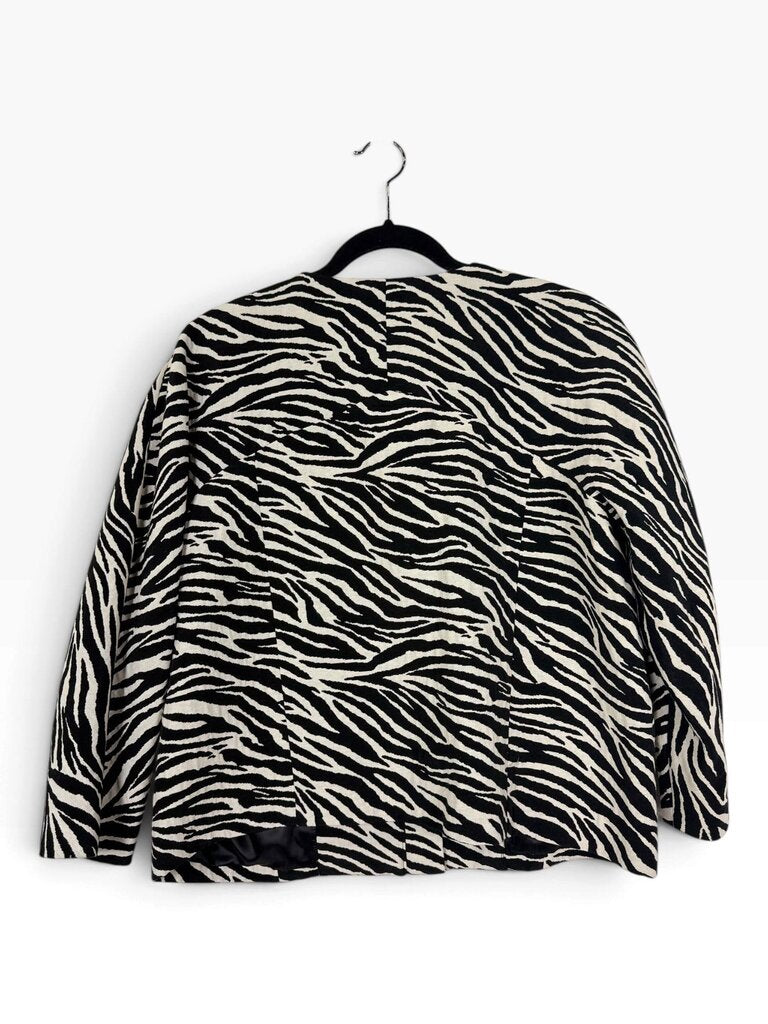 CHICO'S ZEBRA PRINT JACKET