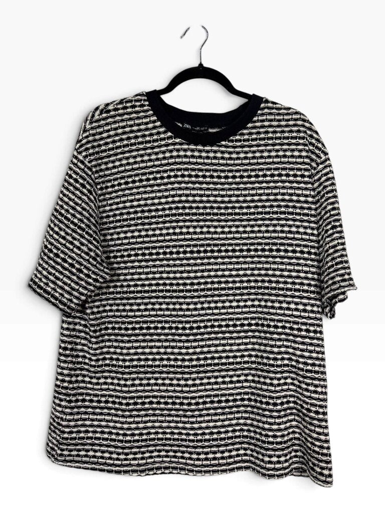 ZARA STRIPE KNIT TEE SHIRT