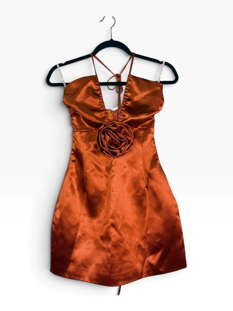 MISS CIRCLE SIENNA HALTER MINI DRESS